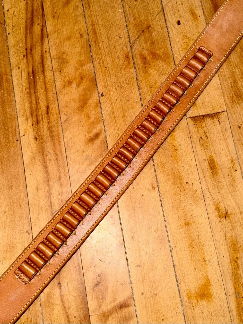 A.E. Nelson Western Leather Gun Belt